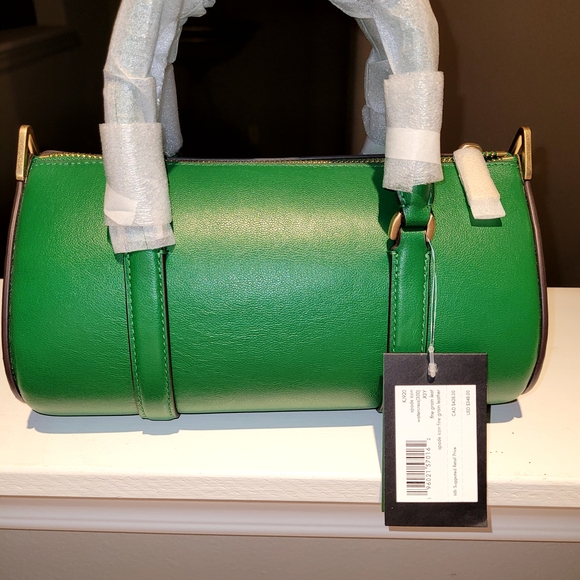 Kate Spade Green Leather Satchel - Picture 3 of 4